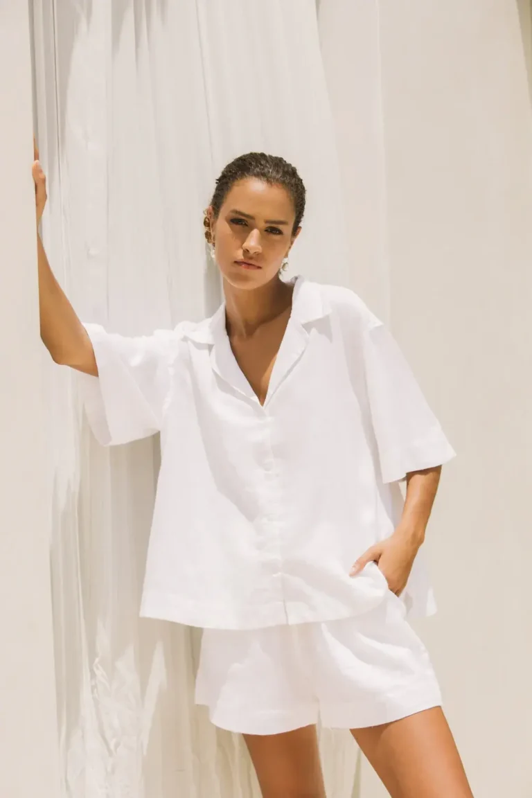 Womens linen lounge set features and advantages