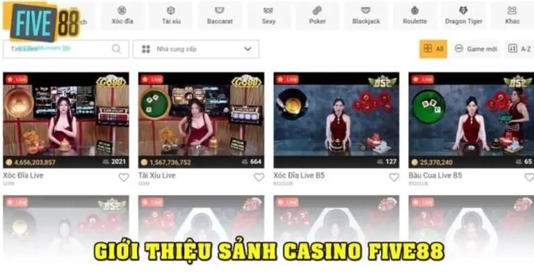Casino at FIVE88 Your Premier Destination for Online Casino Entertainment