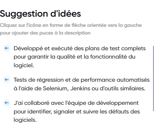 Rédaction de CV experte Créez votre CV avec l’IA sur CV for Success