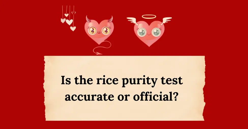 Rice Purity Test  Score Guide, and How to Take It Safely