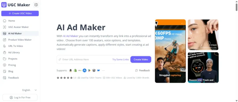AI Ad Maker on UGC Maker)