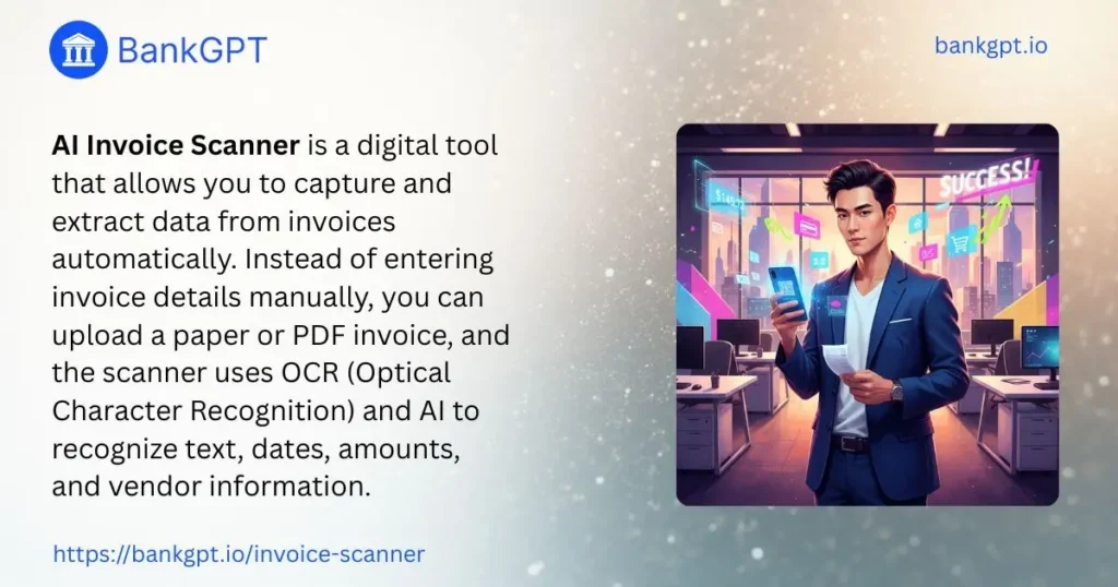 BankGPT AI Invoice Scanner for Accurate Invoice Capture and Finance Workflow Automation