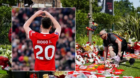 Liverpool Fans Turn Anfield Into A Shrine After Diogo Jota’s Tragic Death